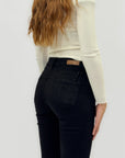 Pantaloni push-up in cotone elasticizzato