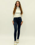 Pantaloni push-up in cotone elasticizzato
