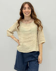 Maglia leggera 100% lino