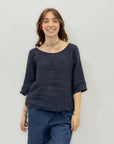 Maglia leggera 100% lino