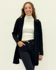 Cardigan lungo con cappuccio