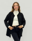 Cardigan lungo a coste