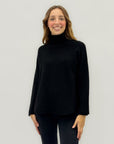 Maglione morbido collo alto
