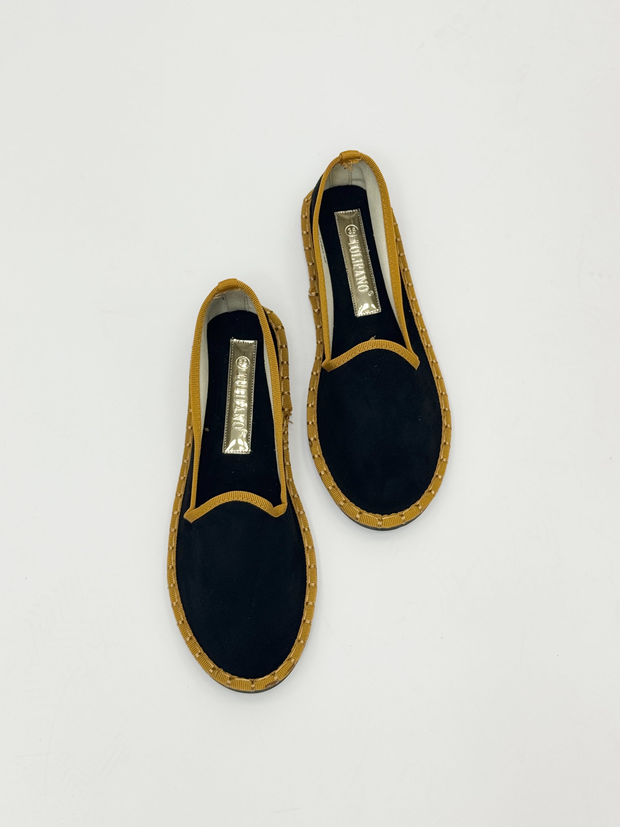 Friulane in velluto con bordo