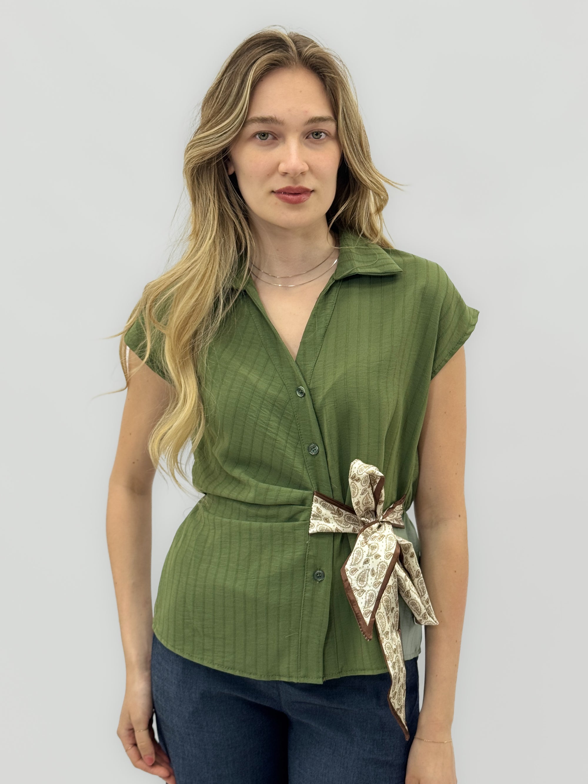 Camicia con Fusciacca in Fantasia