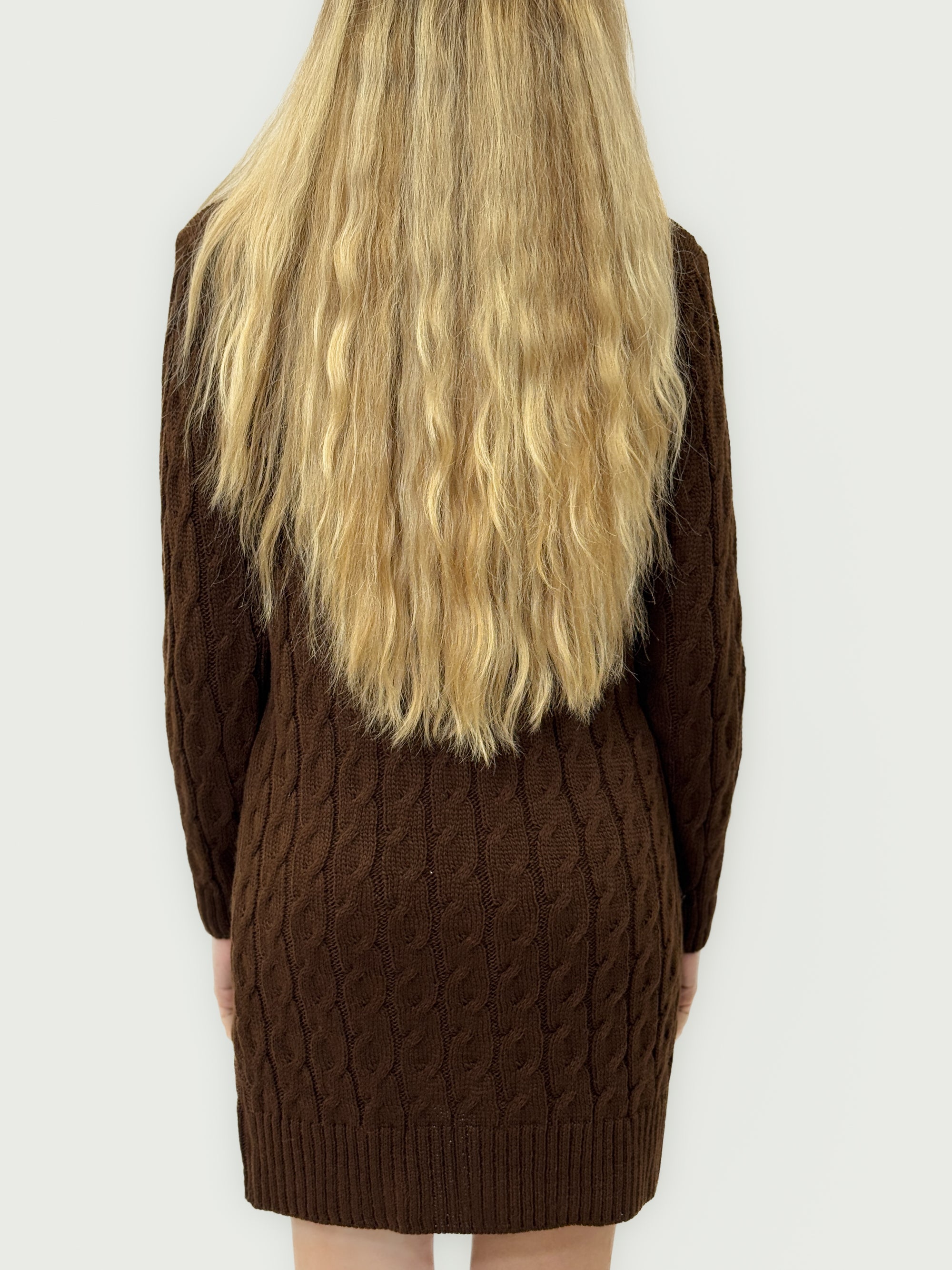 Abito dolcevita intrecciato