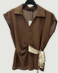Camicia con Fusciacca in Fantasia