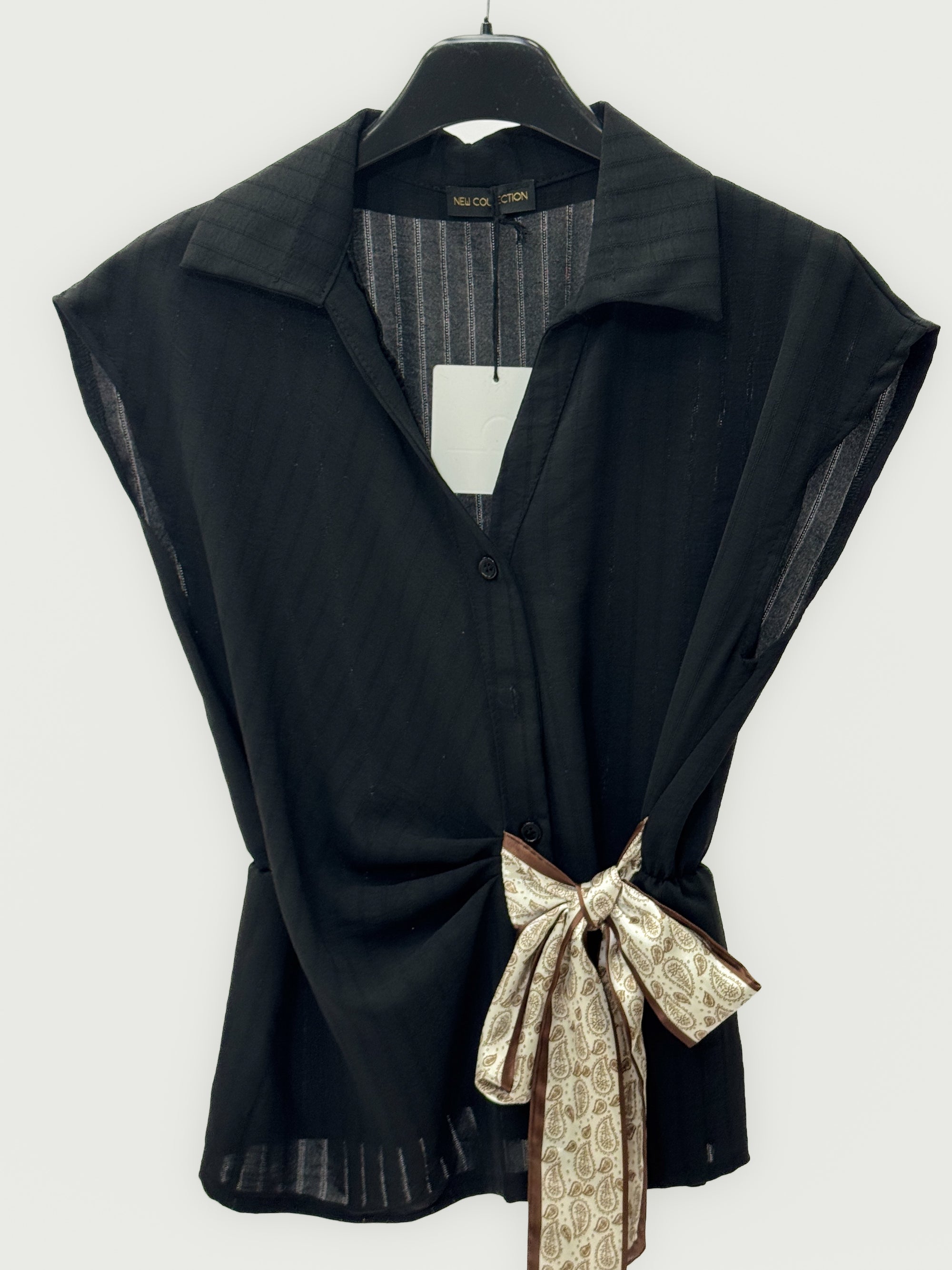 Camicia con Fusciacca in Fantasia
