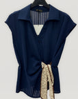 Camicia con Fusciacca in Fantasia