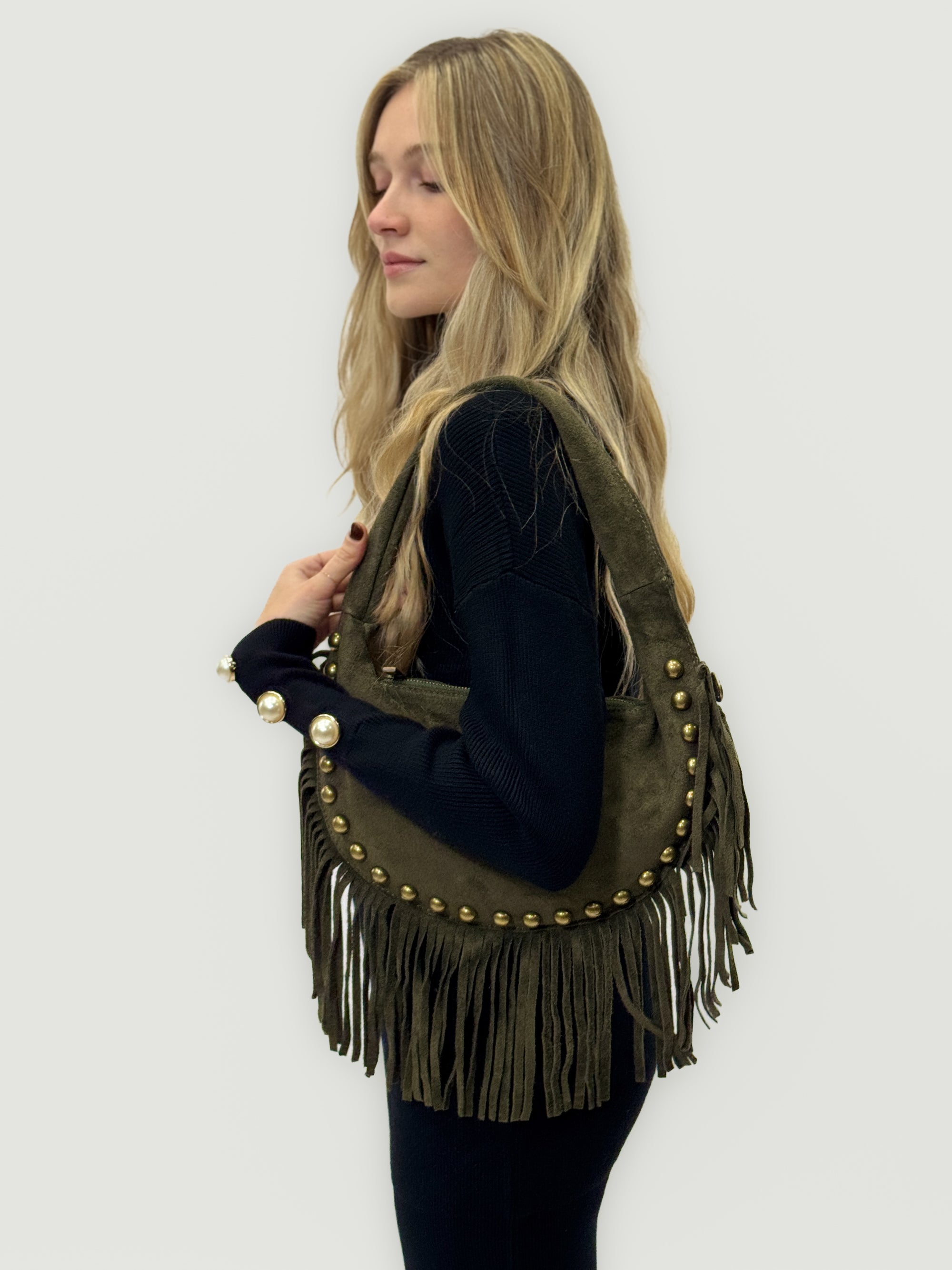 Borsa Moon - vera pelle made in italy