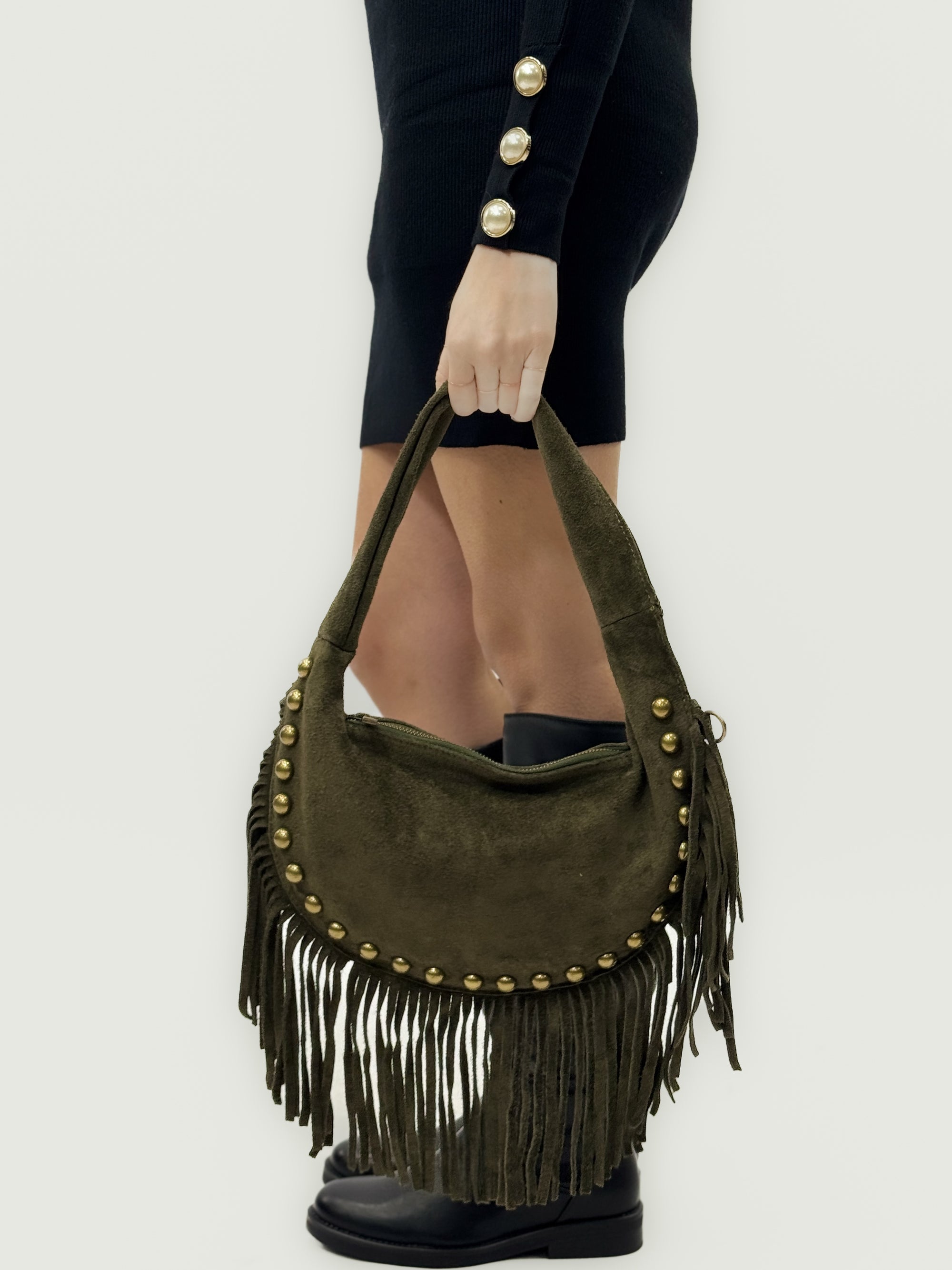 Borsa Moon - vera pelle made in italy