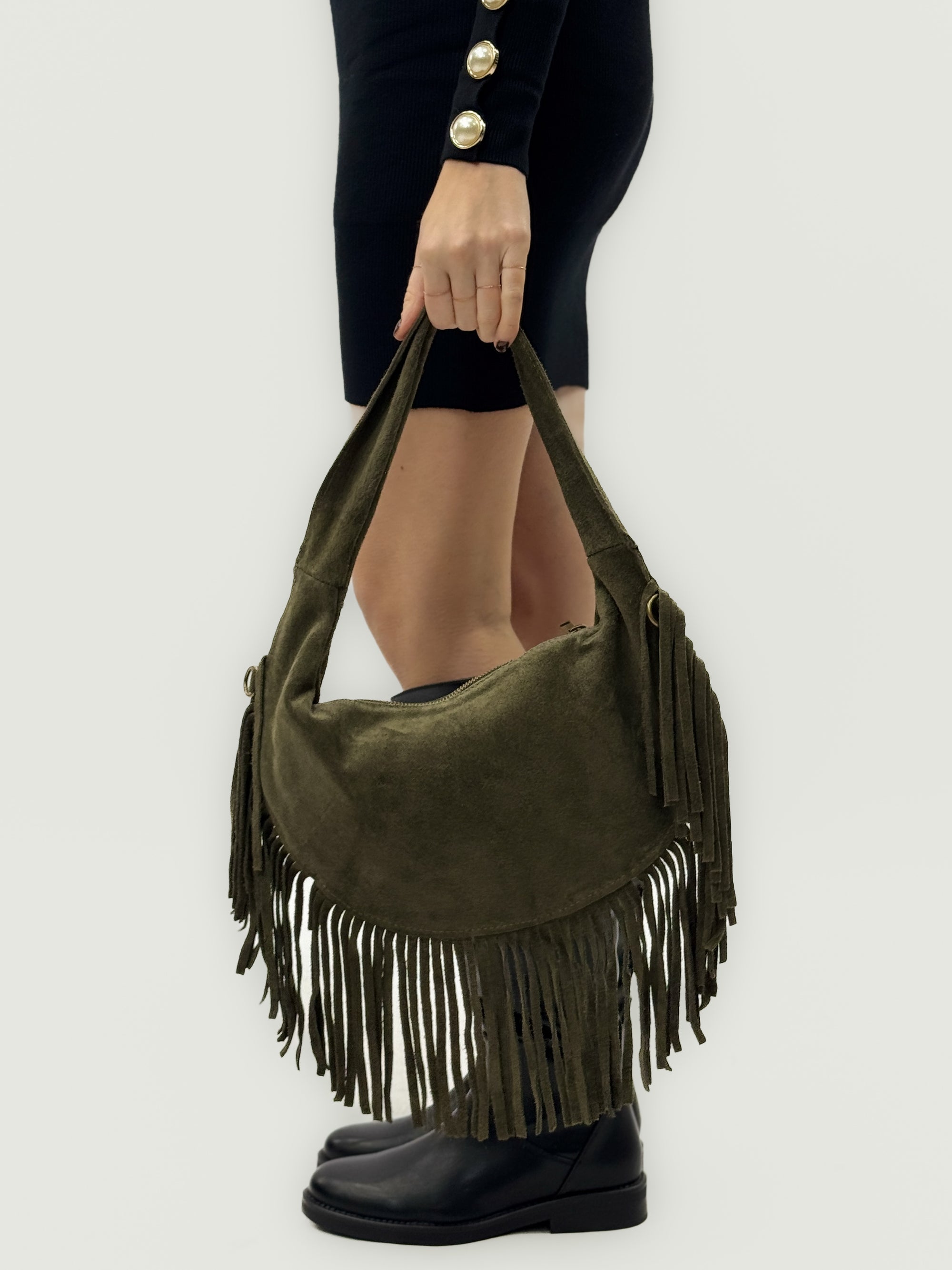 Borsa Moon - vera pelle made in italy