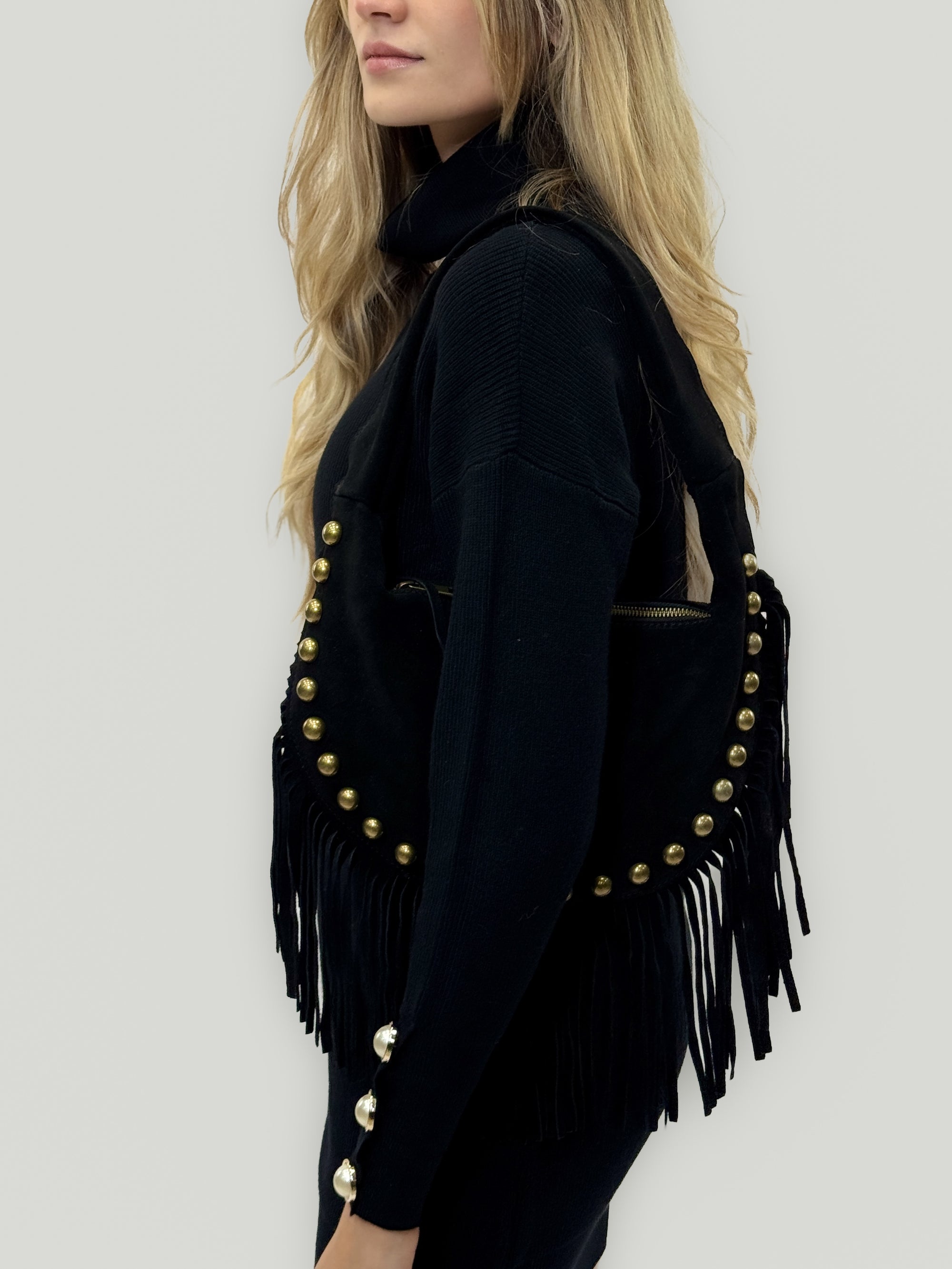 Borsa Moon - vera pelle made in italy