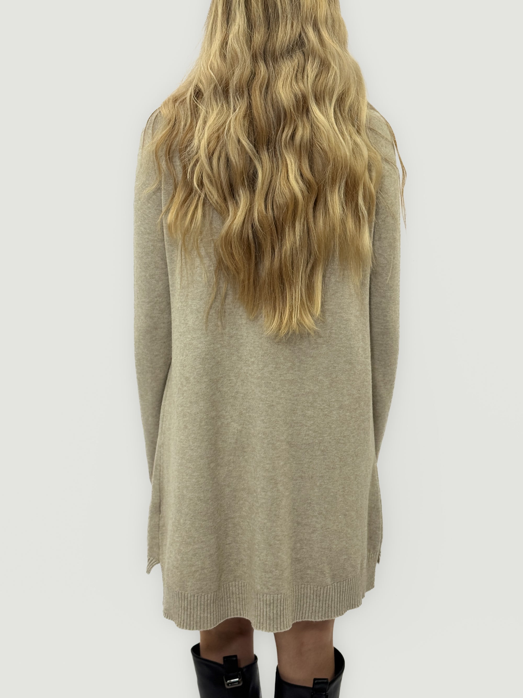 Abito maglia morbido con collo alto – comfy &amp; chic