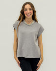 Maglia con collo gioiello