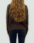Maglione misto lana con ricamo bassotto