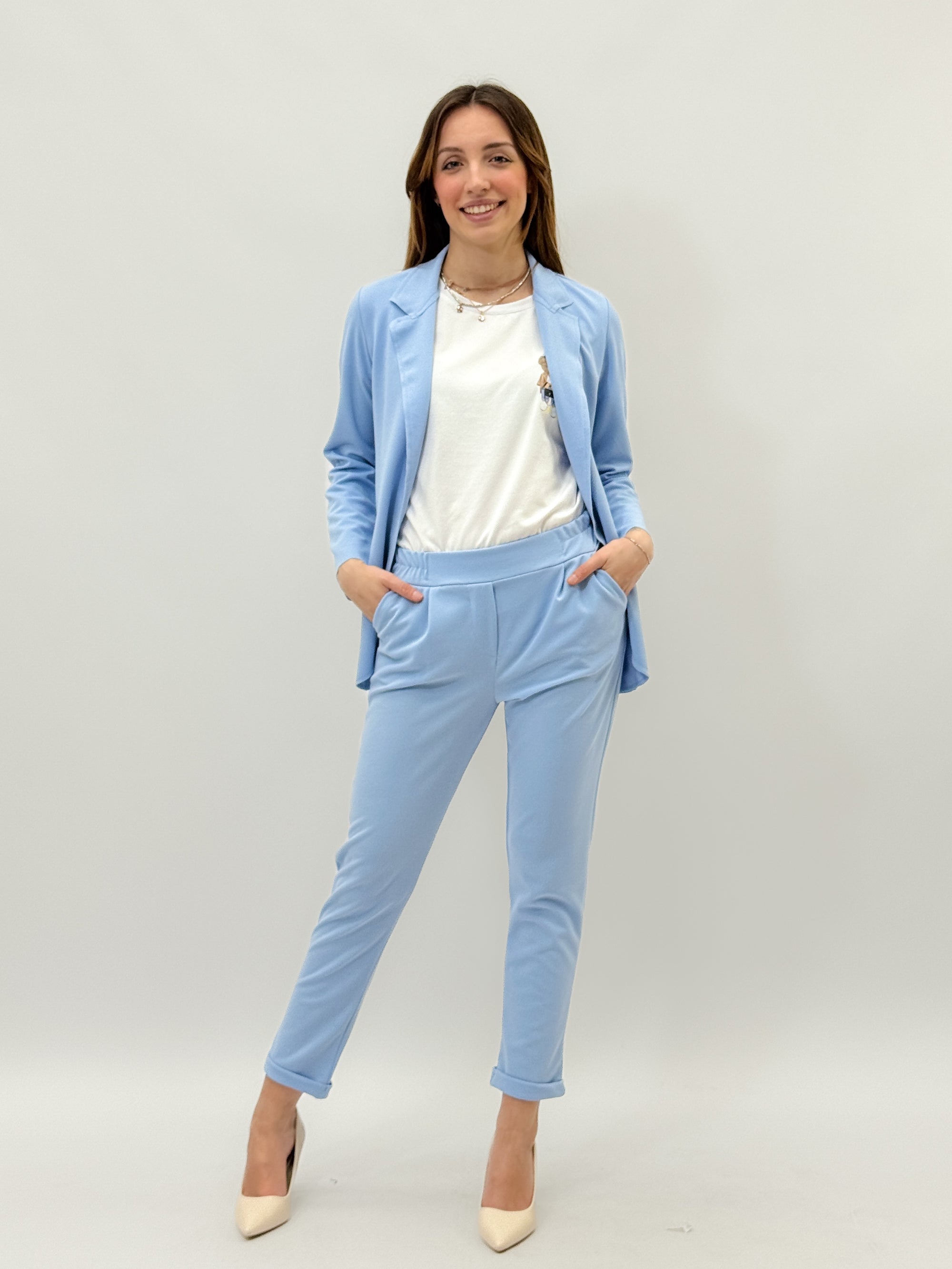 BLAZER BASIC CON COLLETTO