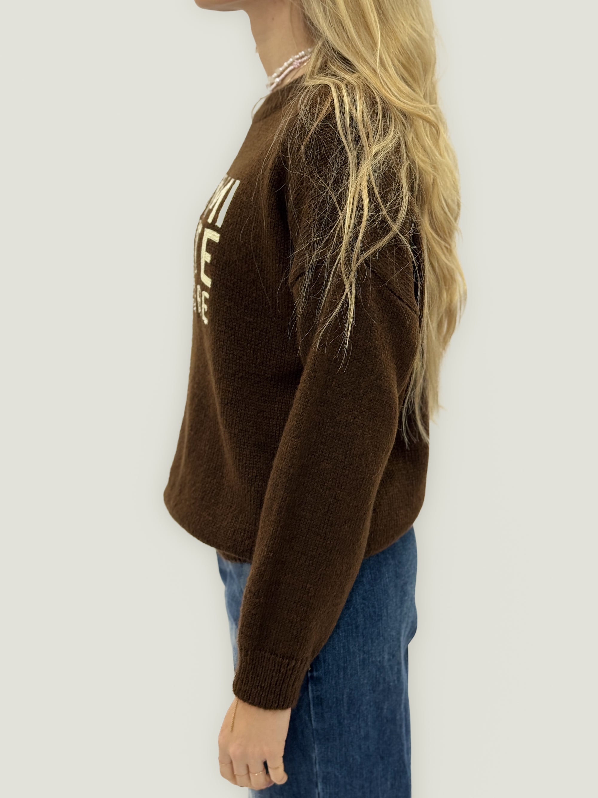 Maglione con Scritta “Non Mi Dovete Stressare”