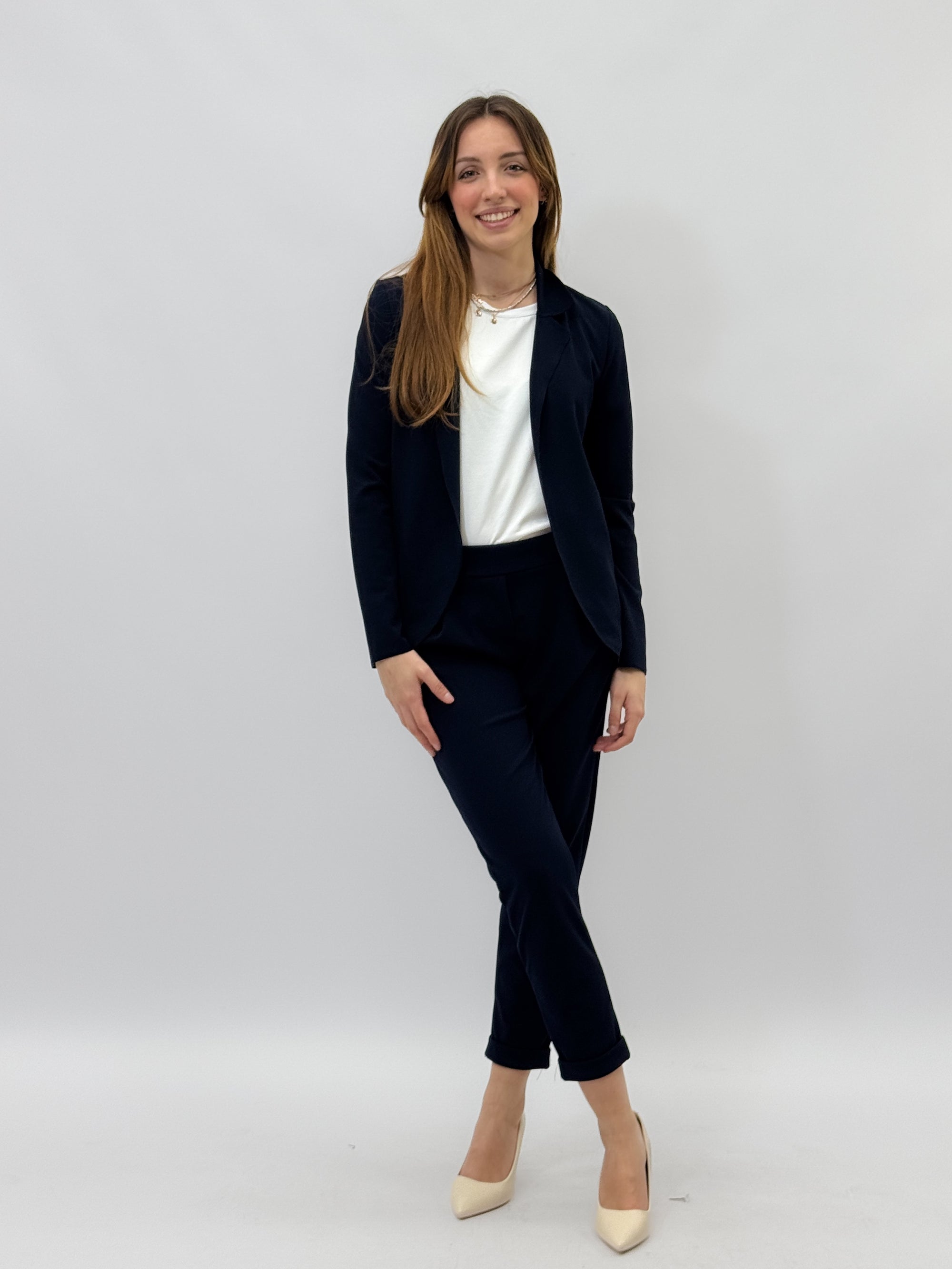 BLAZER BASIC CON COLLETTO