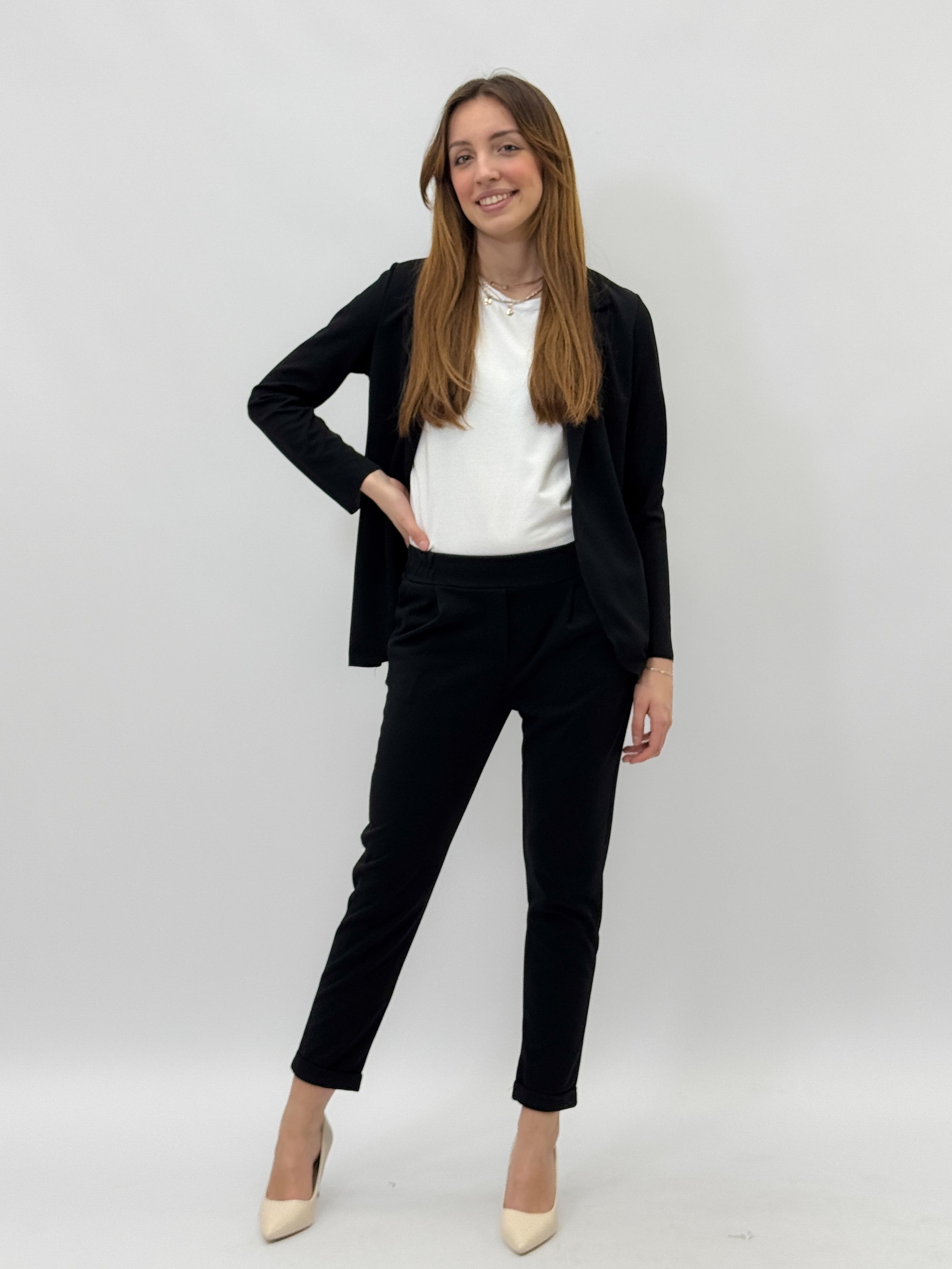 BLAZER BASIC CON COLLETTO