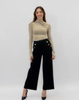 Pantaloni eleganti vita alta