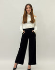 Pantaloni eleganti vita alta