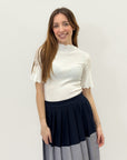 Maglia mezze maniche tinta unita