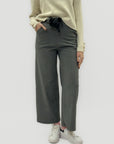 Pantaloni gamba larga con fiocco - comfy & chic