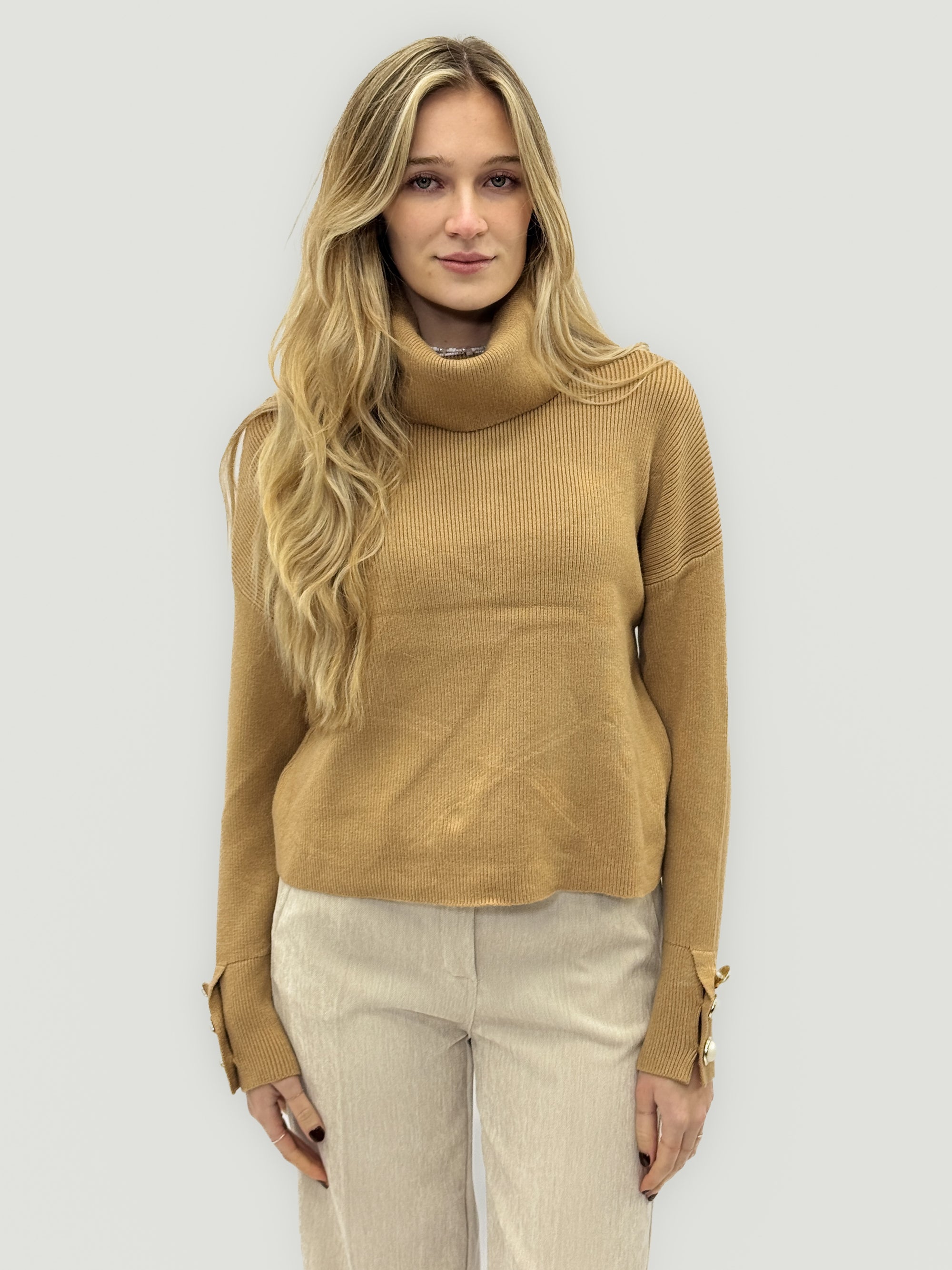 Dolcevita Soft Touch a Maglia Rasata – Eleganza e Comfort