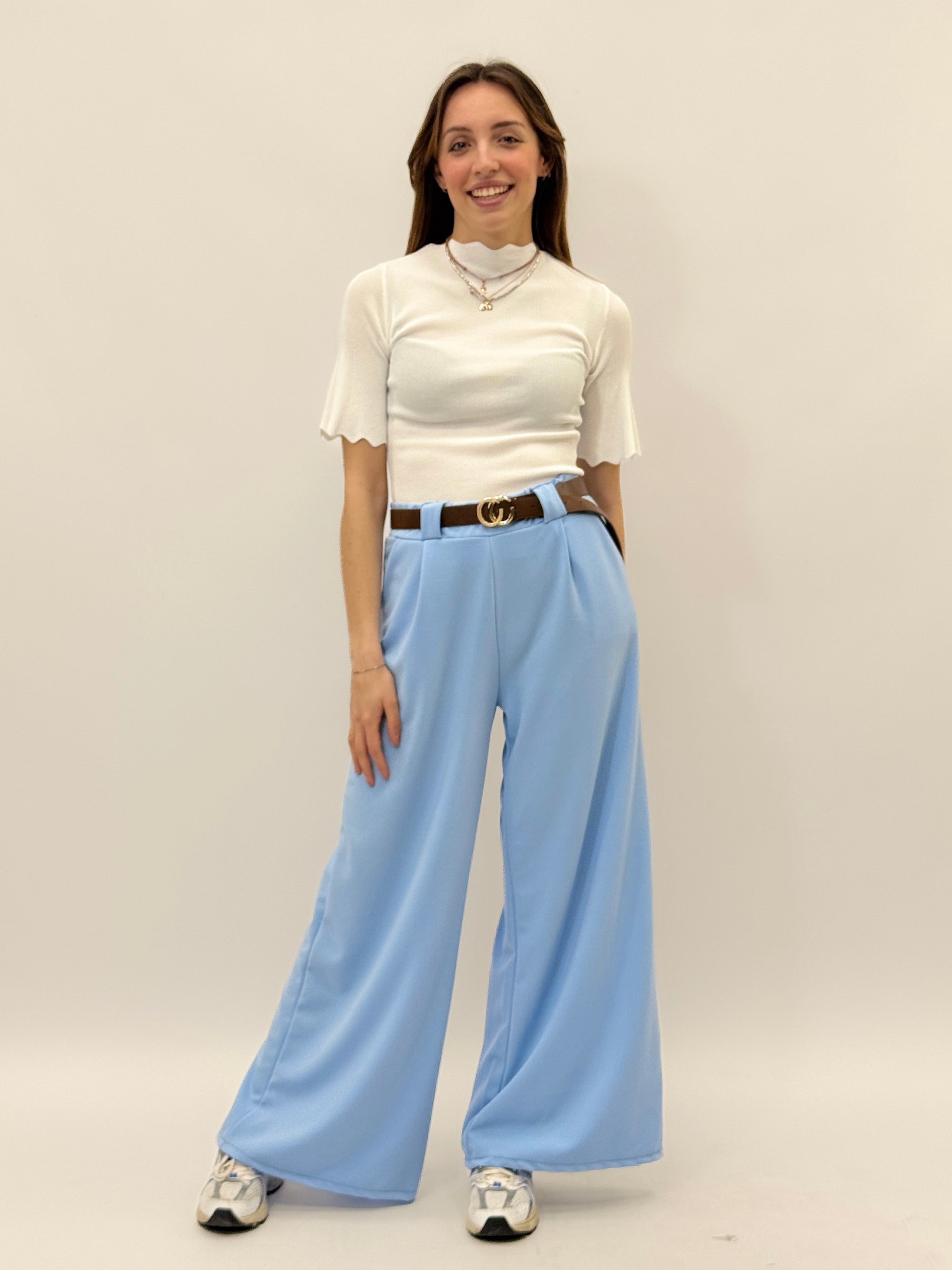 Pantaloni con cintura