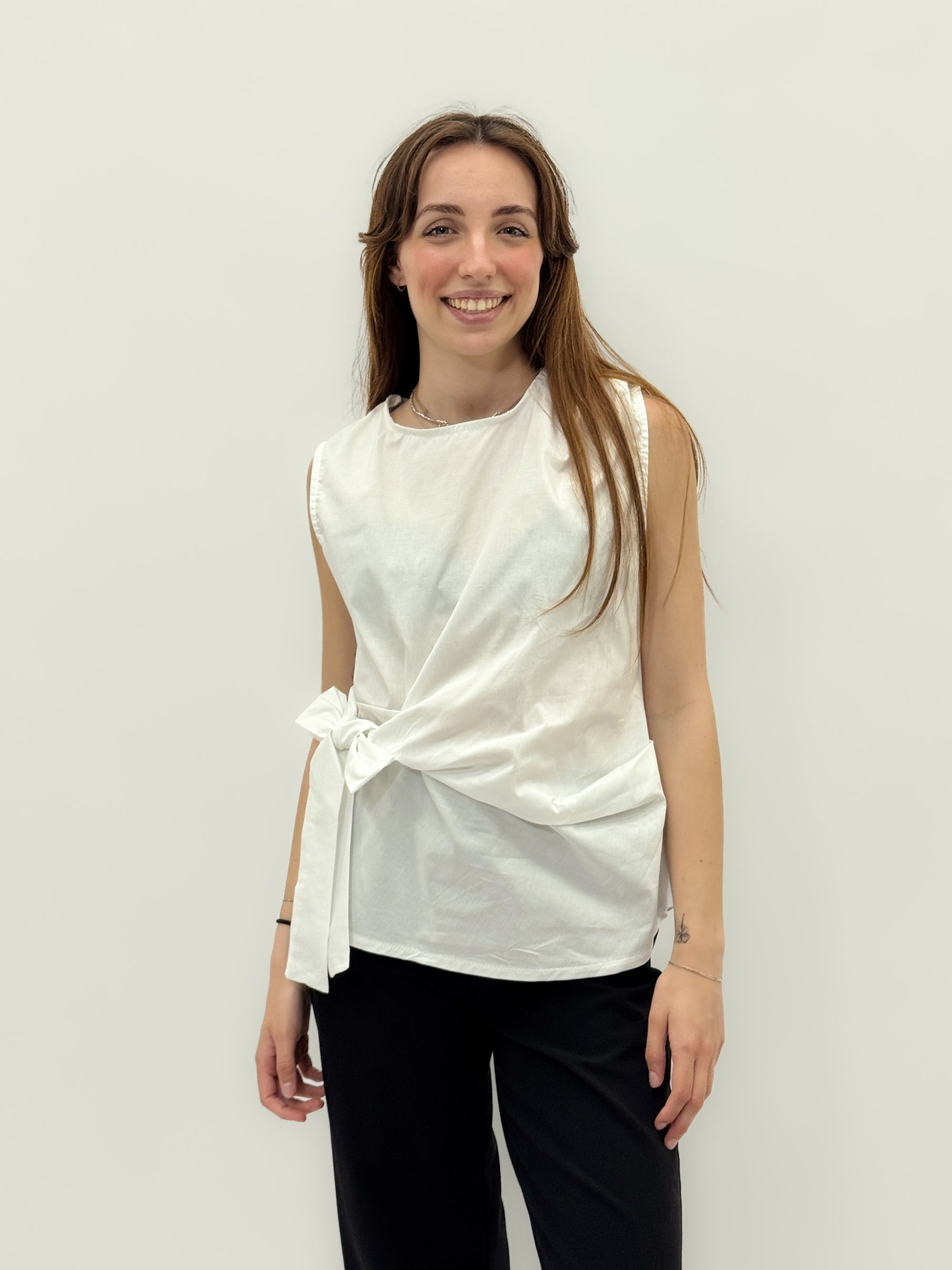 Camicia con fiocco