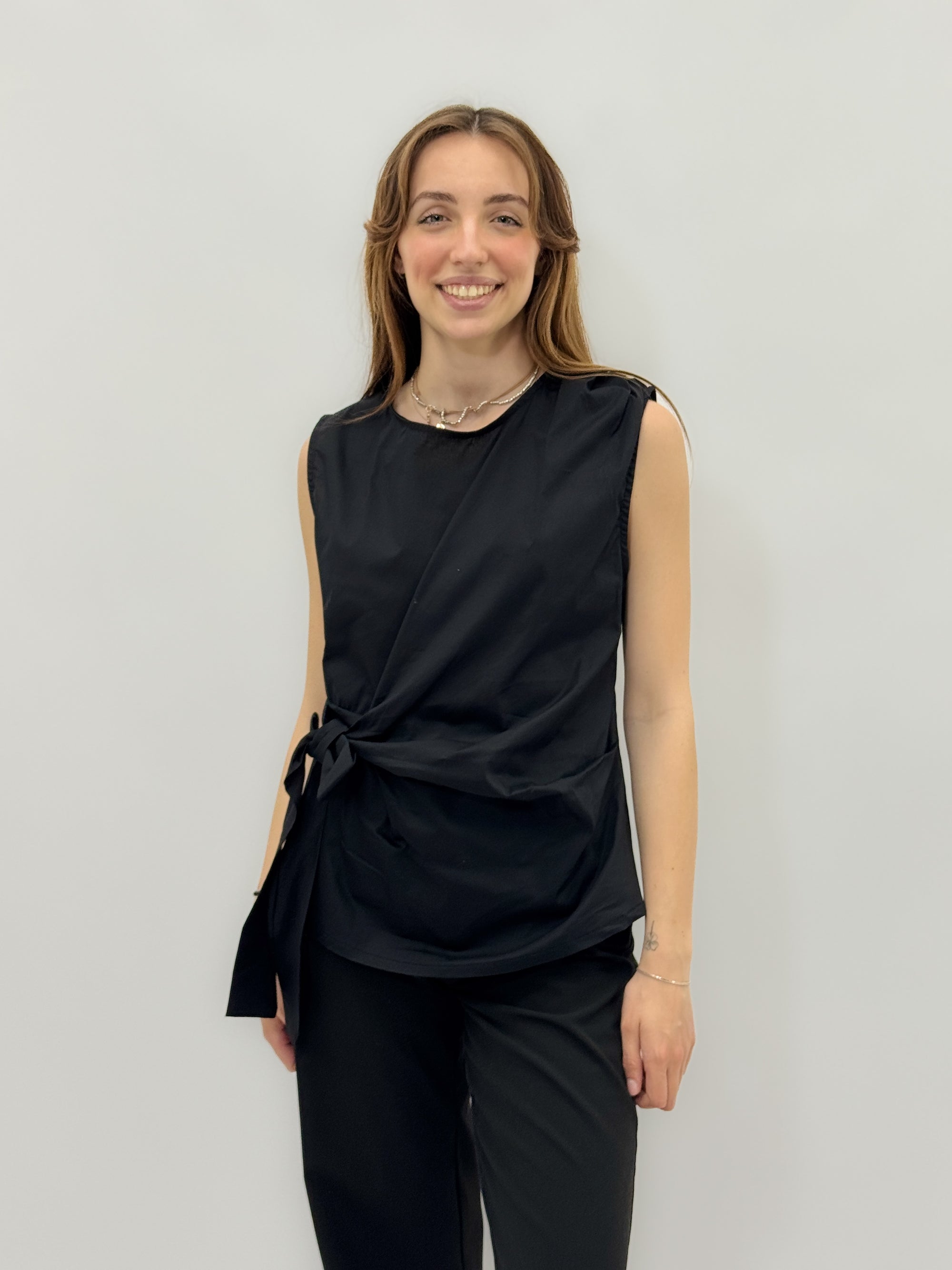 Camicia con fiocco