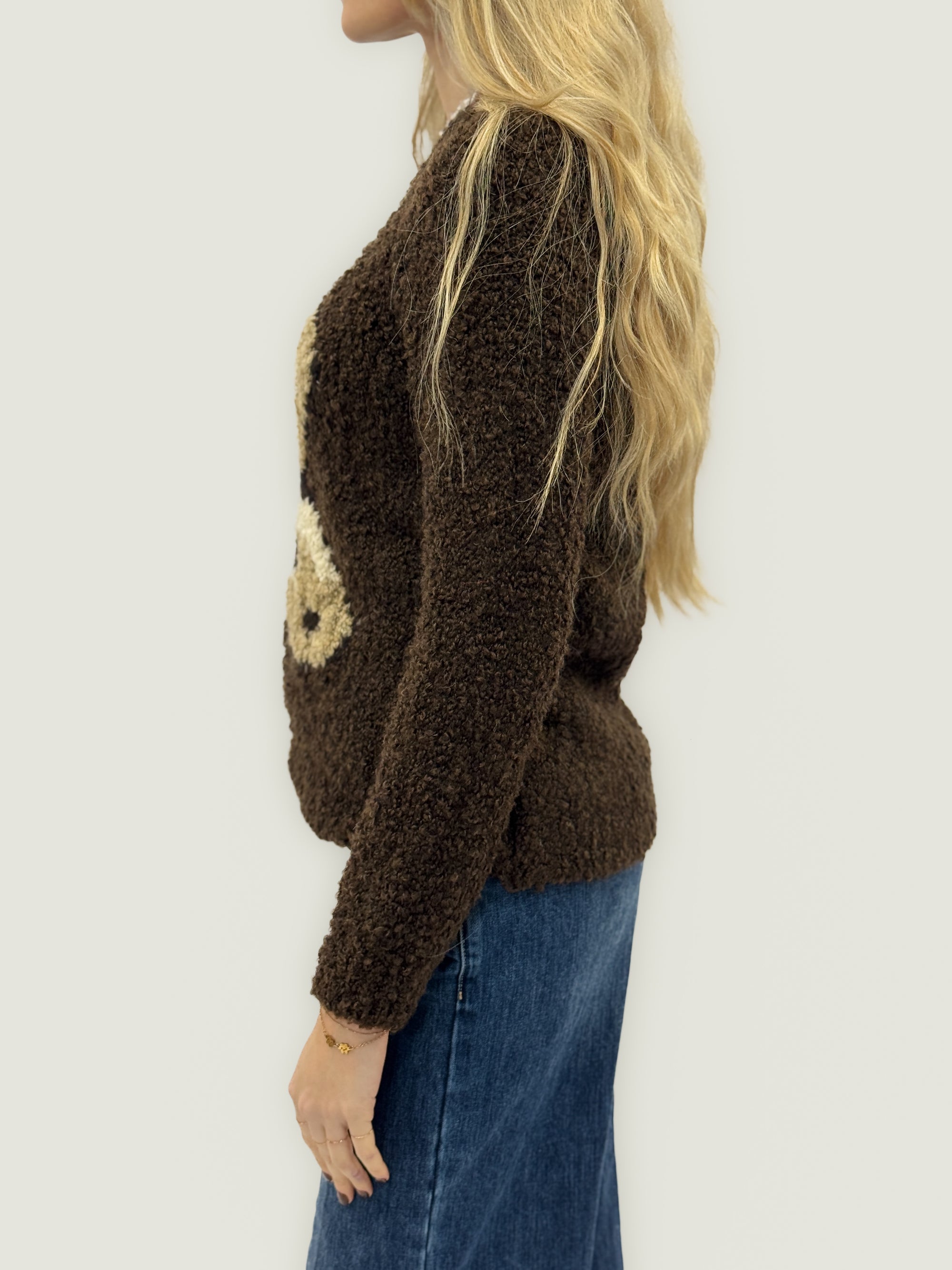 Maglione teddy soft peluche - misto lana alpaca