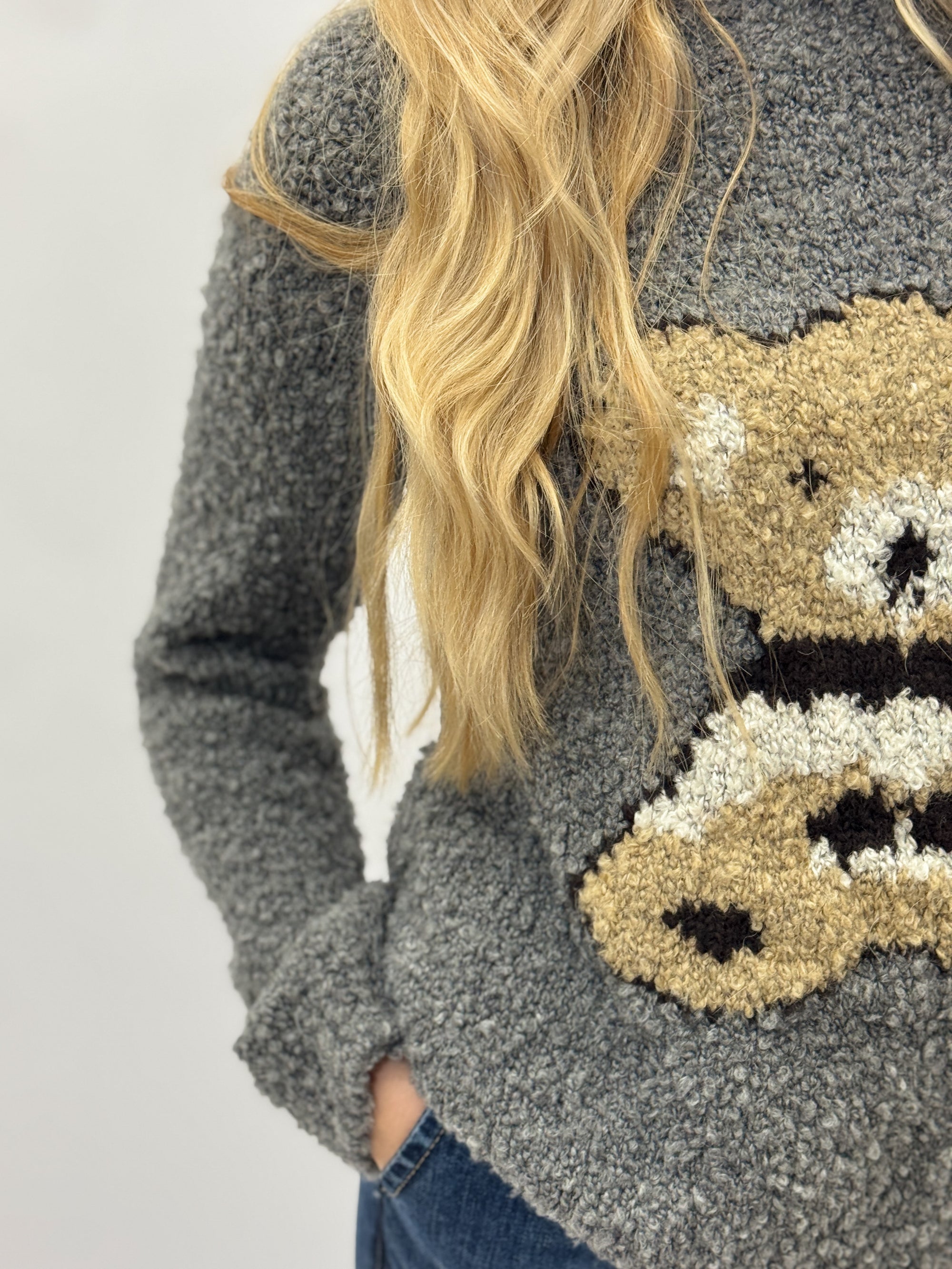 Maglione teddy soft peluche - misto lana alpaca