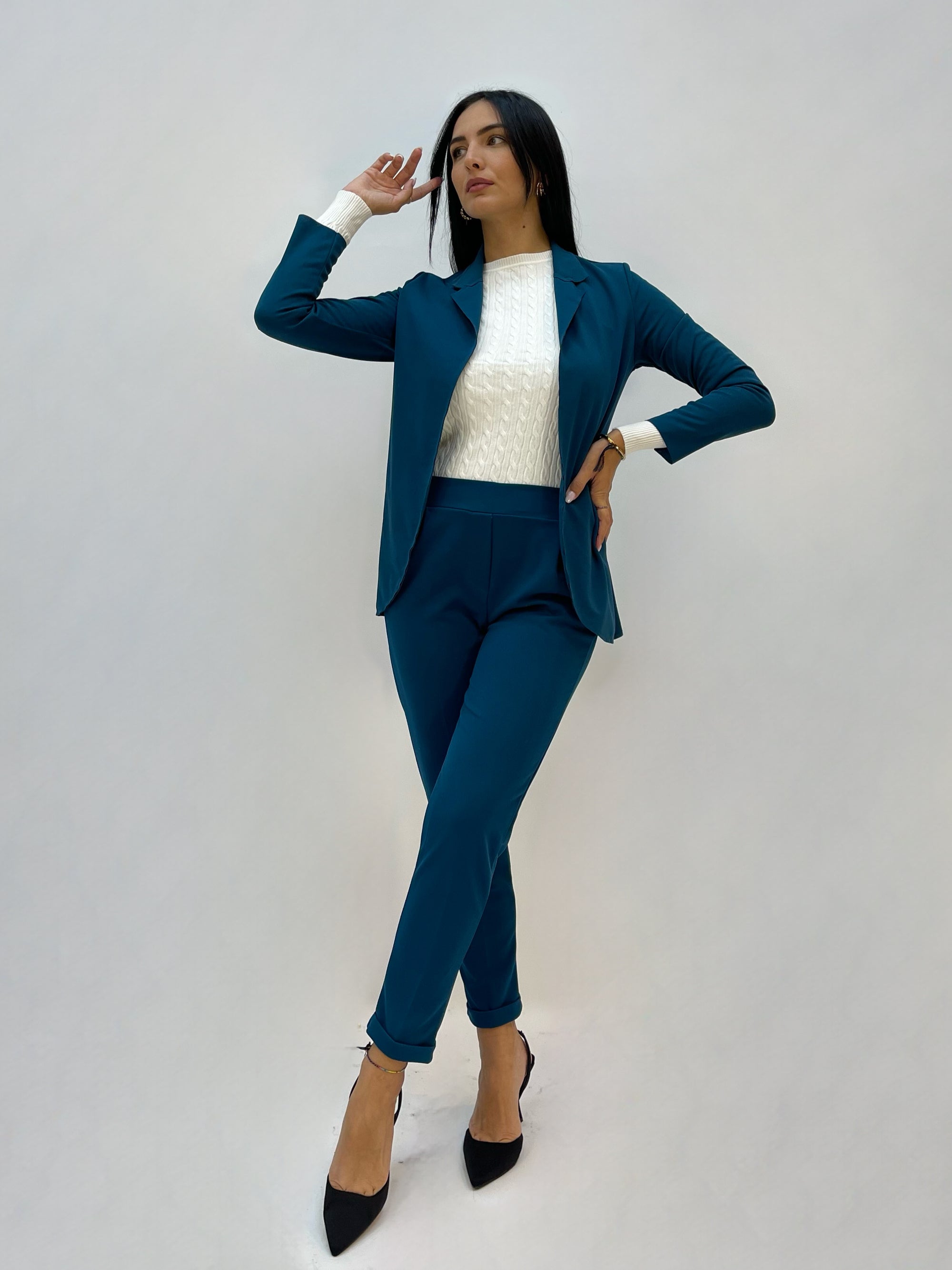 BLAZER BASIC CON COLLETTO