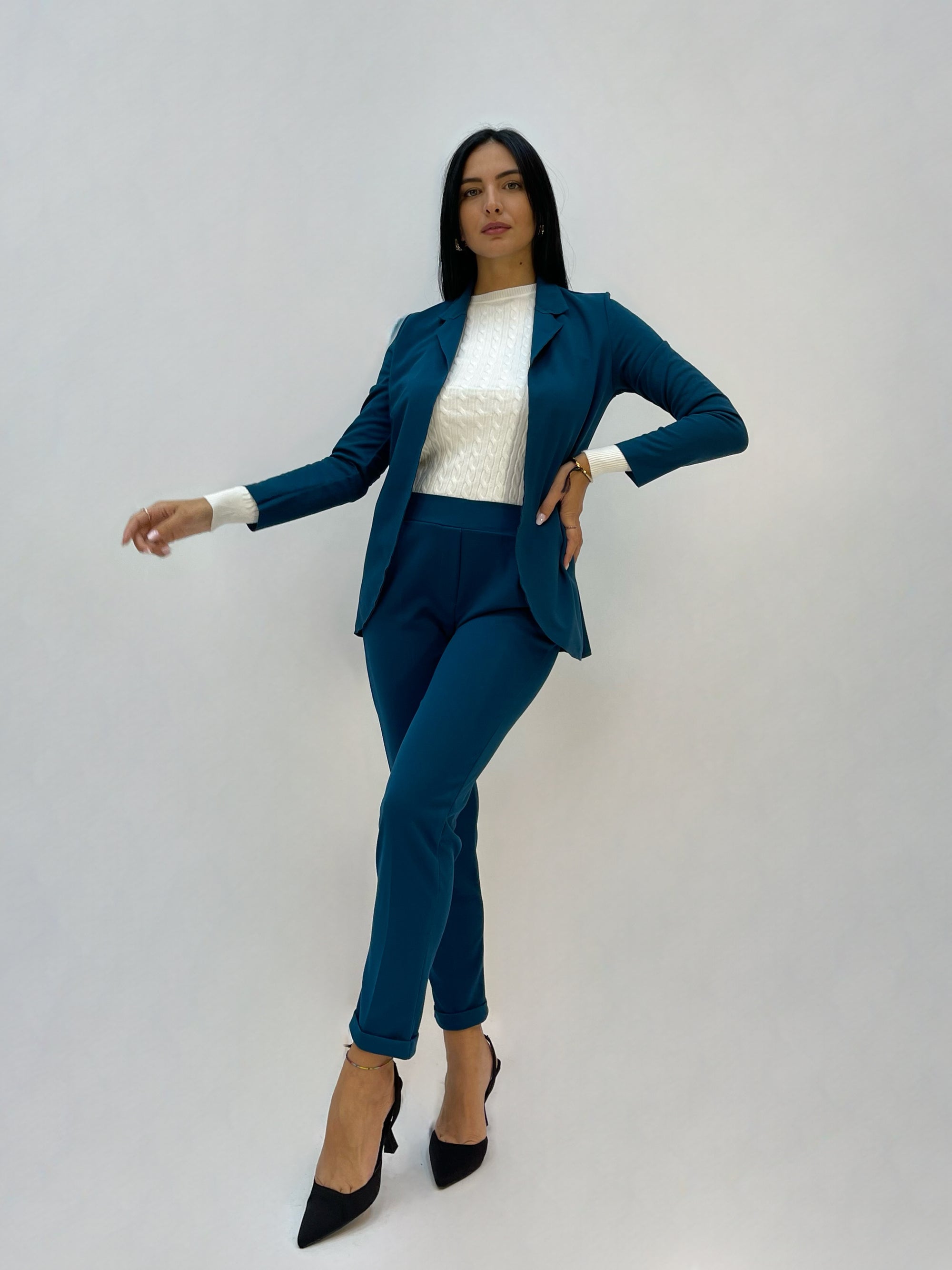 BLAZER BASIC CON COLLETTO