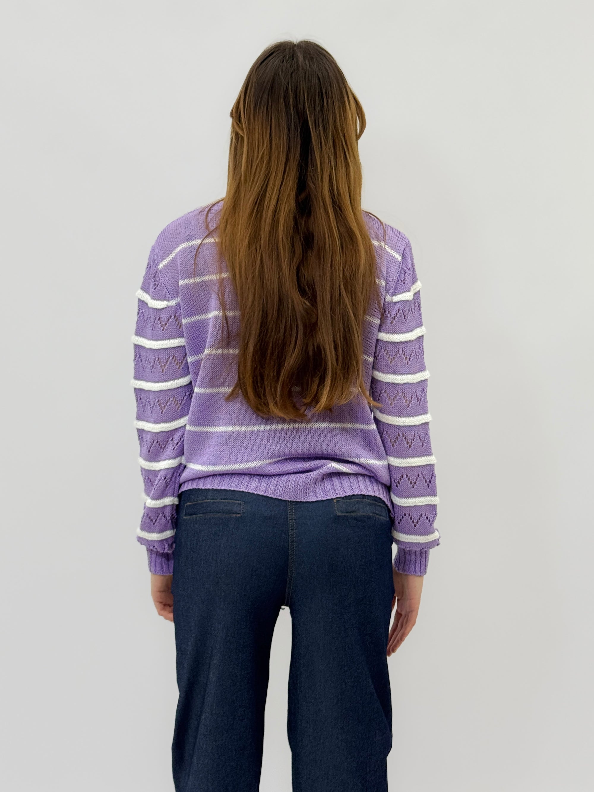 Maglia morbida con fantasia