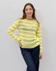 Maglia morbida con fantasia