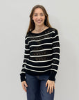 Maglia morbida con fantasia