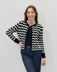 Cardigan con bottone