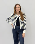 Cardigan con bottone