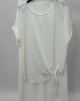 Completo morbido con pantaloni palazzo e top relaxed