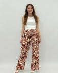 Pantaloni leggeri con fantasia