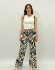 Pantaloni leggeri con fantasia