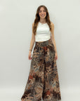 Pantaloni premium in cotone con fantasia