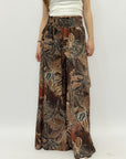 Pantaloni premium in cotone con fantasia
