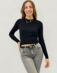 Maglia basic a maniche lunghe
