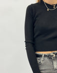 Maglia basic a maniche lunghe