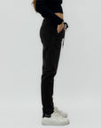 Pantaloni in velluto con laccio