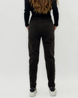 Pantaloni in velluto con laccio